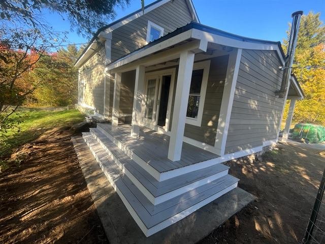 Porch after construction